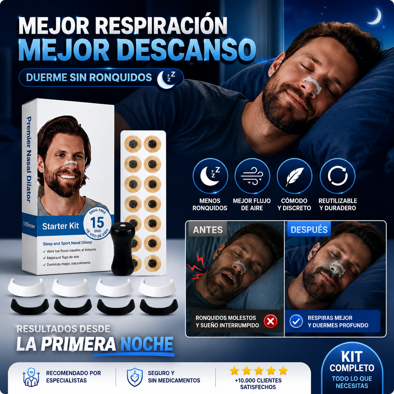 X - BANDA NASAL MAGNETICA X30 IMANES